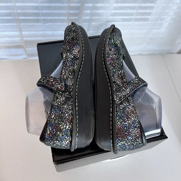 Alegria Belle Clogs Mary Jane Size 37 Cathedral‎ Multicolor Womens Comfort Shoes - Picture 7 of 12